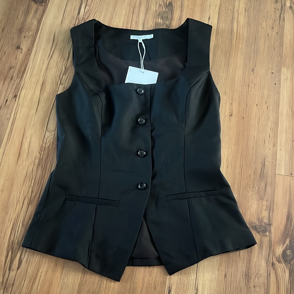 NIA Black Button Down Shirt - Picture 3 of 5